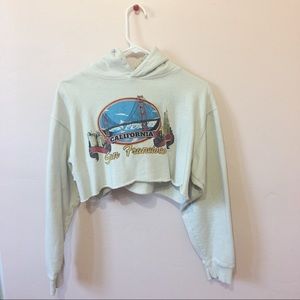 Brandy Melville cropped San Francisco hoodie